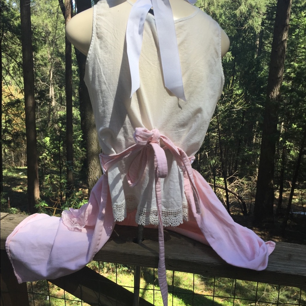 Kreativekristen original upcycled pink retro apron, - Picture 8 of 8